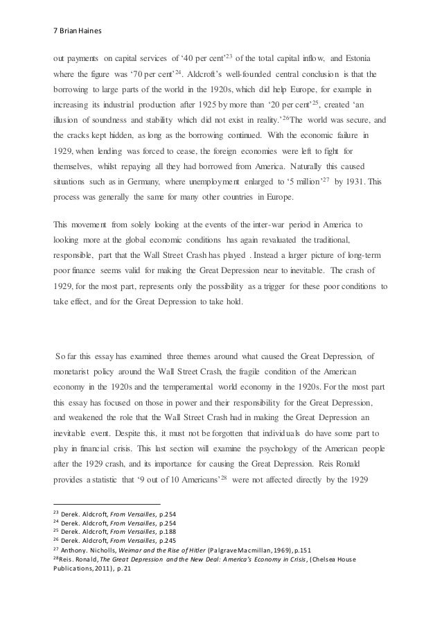 Essays On Personality Mi Familia Essay also International Business Essay Great Depression And The Wall Street Crash Essay On Advice