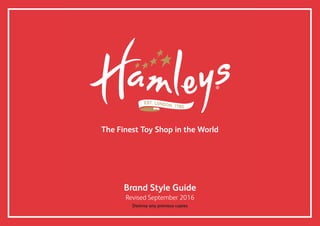 Brand Style Guide
Revised September 2016
Destroy any previous copies
 