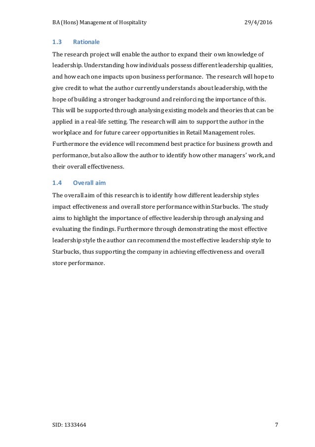 effective leadership essay