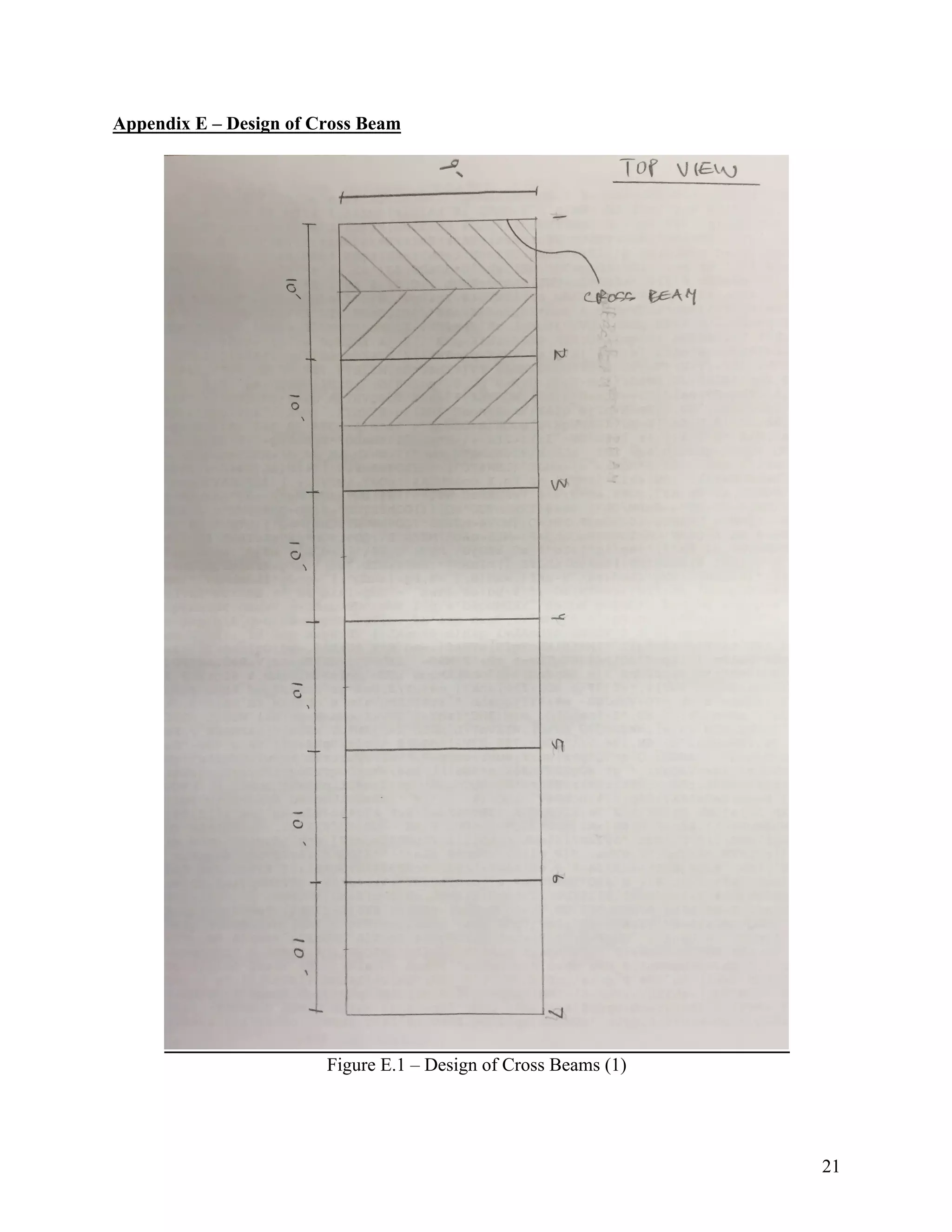 21
Appendix E – Design of Cross Beam
Figure E.1 – Design of Cross Beams (1)
 