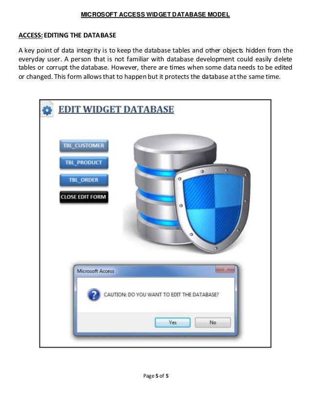 edit access database