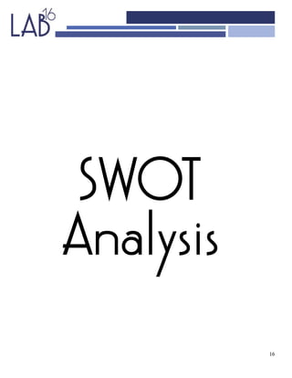 16
SWOT
Analysis
 