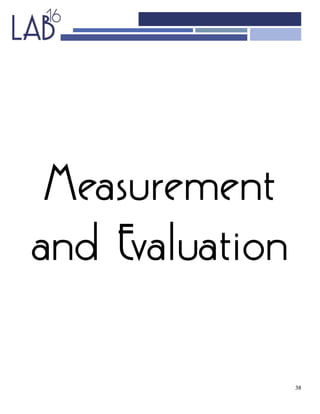 38
Measurement
and Evaluation
 