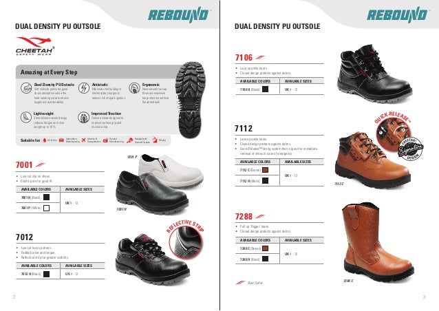 cheetah safety shoe