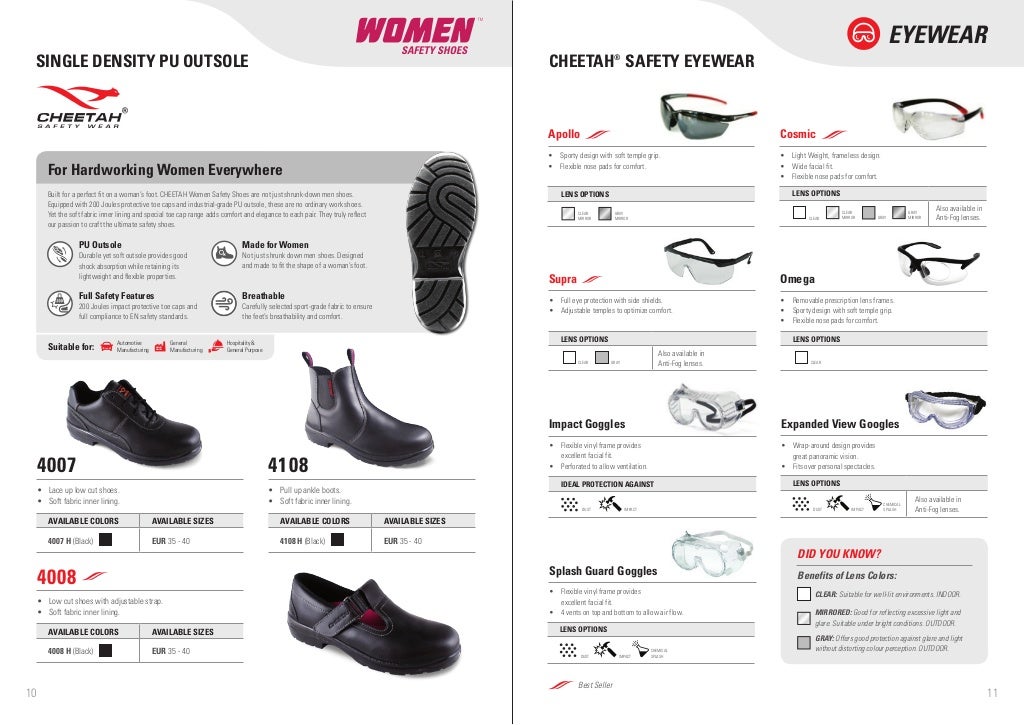 Cheetah Safety Shoes 2016