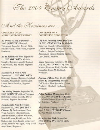 47th Annual New York Emmy Awards