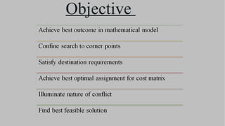 Objective
 