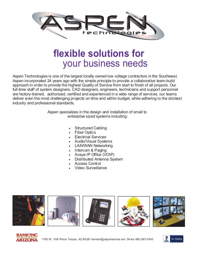 Aspen Line Card 2015