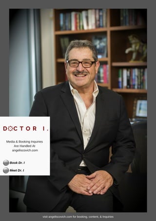 Media & Booking Inquiries
Are Handled At
angeliscovich.com
visit angeliscovich.com for booking, content, & Inquiries
Book Dr. I
Meet Dr. I
 