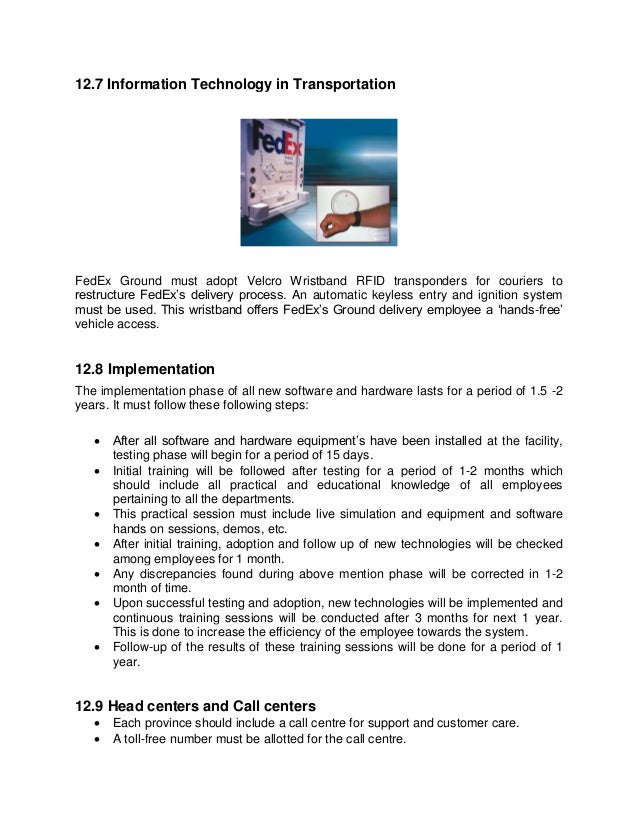 Fedex strategic management case study image