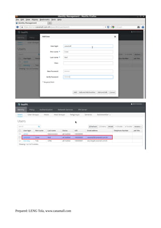 Prepared: LENG Tola, www.canamall.com
 