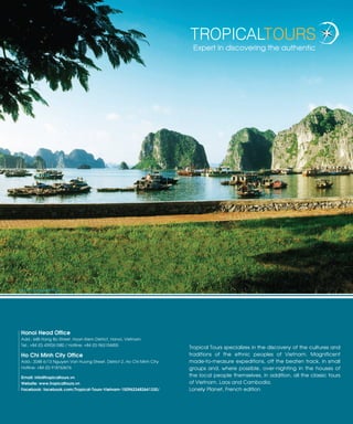 Tropical Tours Brochure
