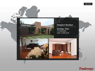 Designers’ Boutique
Santiago, Chile
4 employees
Area: 2,000 sq ft
 