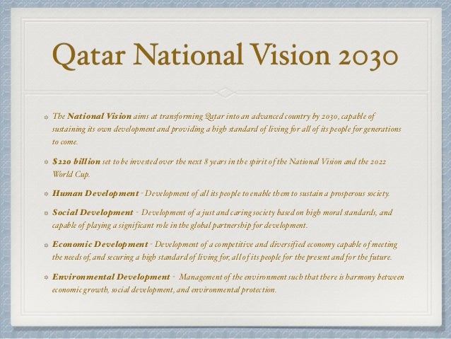 Qatar National Vision 2030
