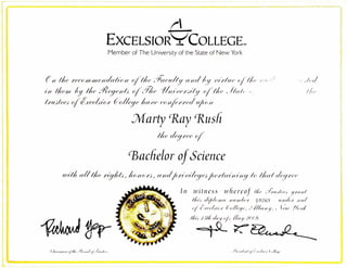 Rush_Excelsior Diploma