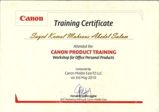 Training Certificate-OPP