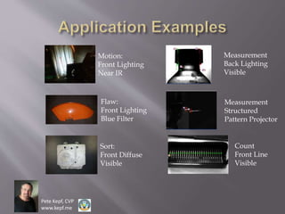 Press Machine Visual Light Fundamentals of Machine Vision- Lighting | PPTX