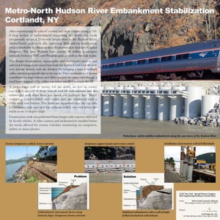 GeoDesign Metro-North Hudson River Embankment Stabilization_ACECNY Platinum