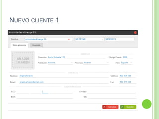 NUEVO CLIENTE 1
 