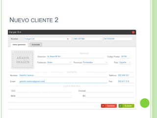 NUEVO CLIENTE 2
 