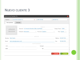 NUEVO CLIENTE 3
 