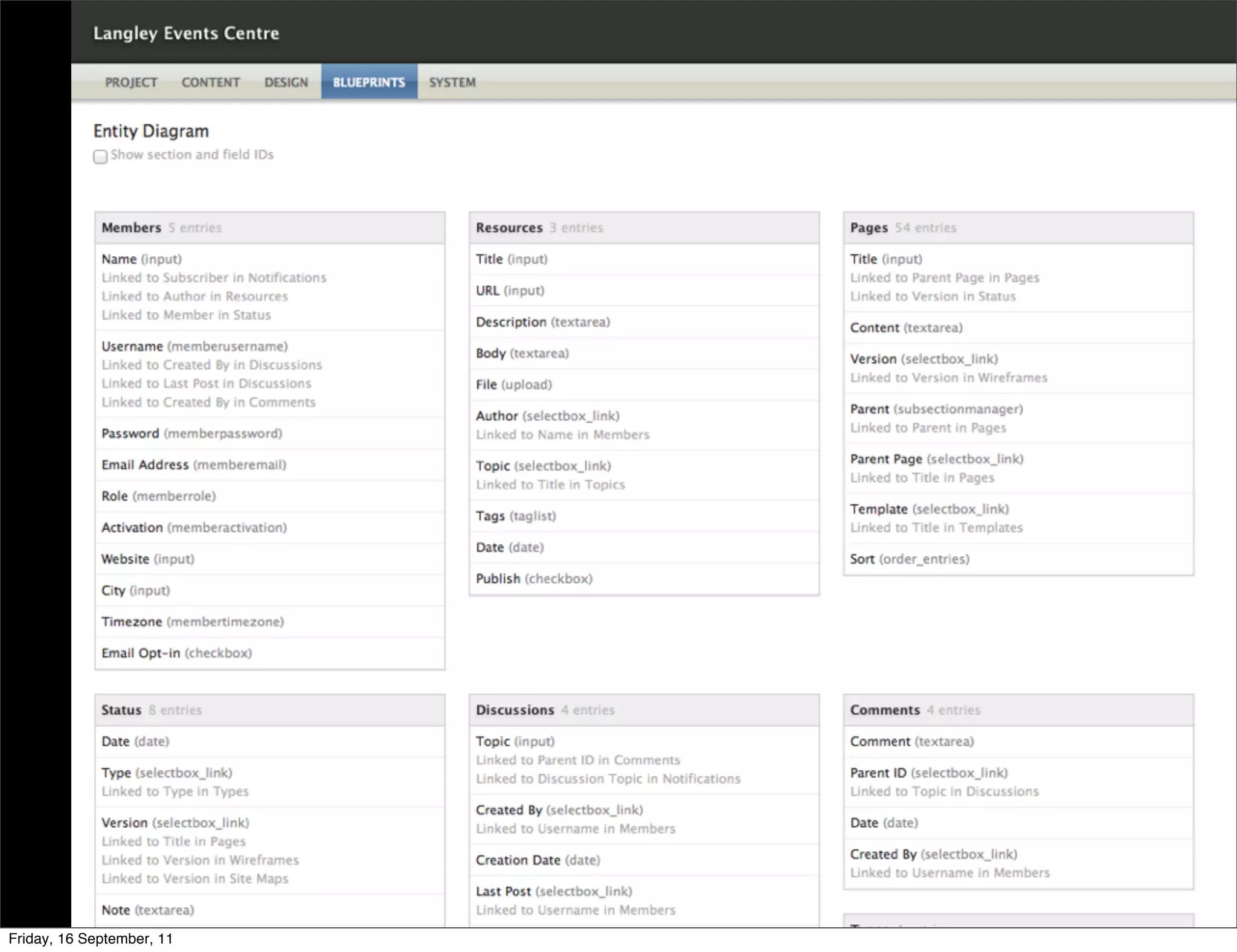 Friday, 16 September, 11
 