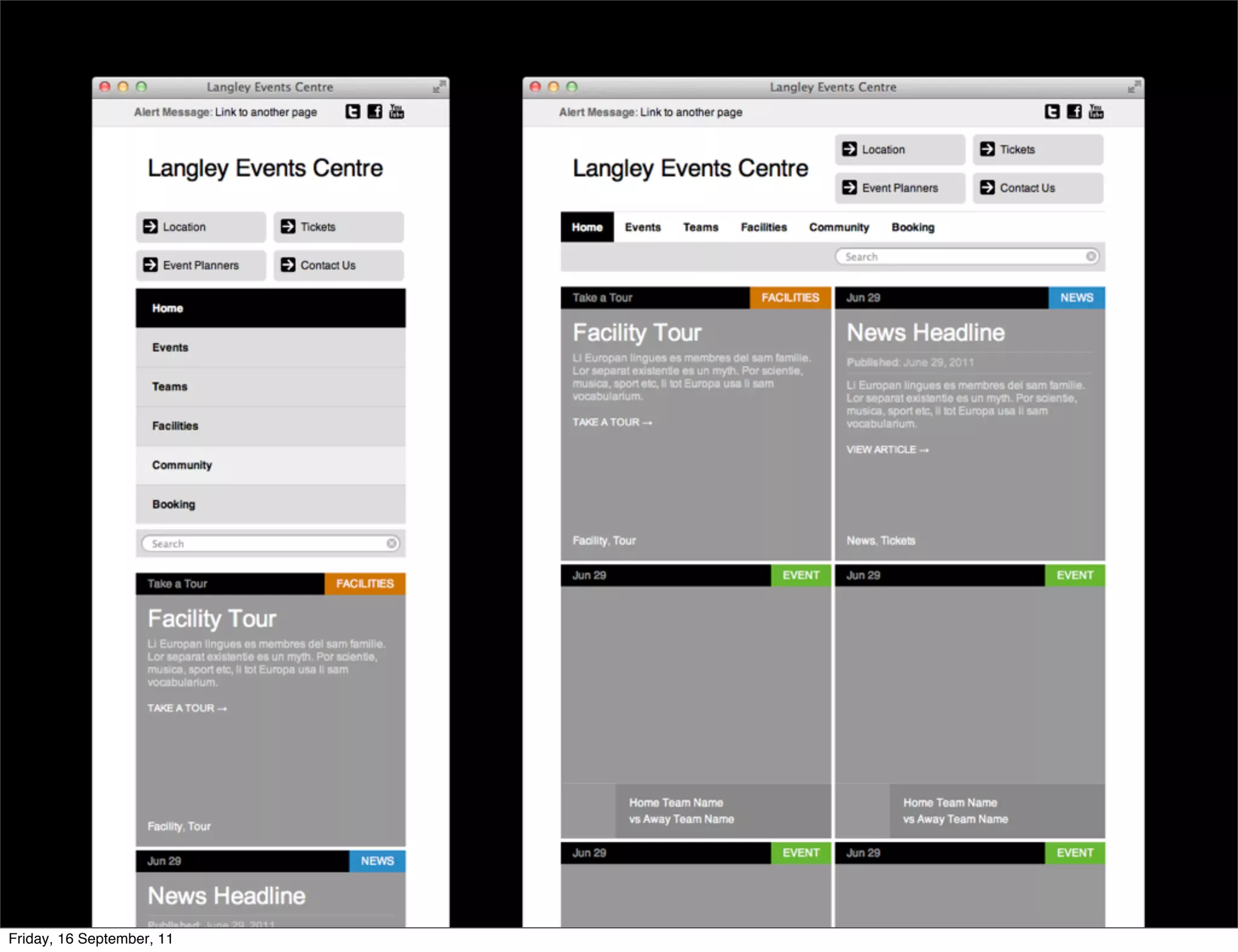 Friday, 16 September, 11
 