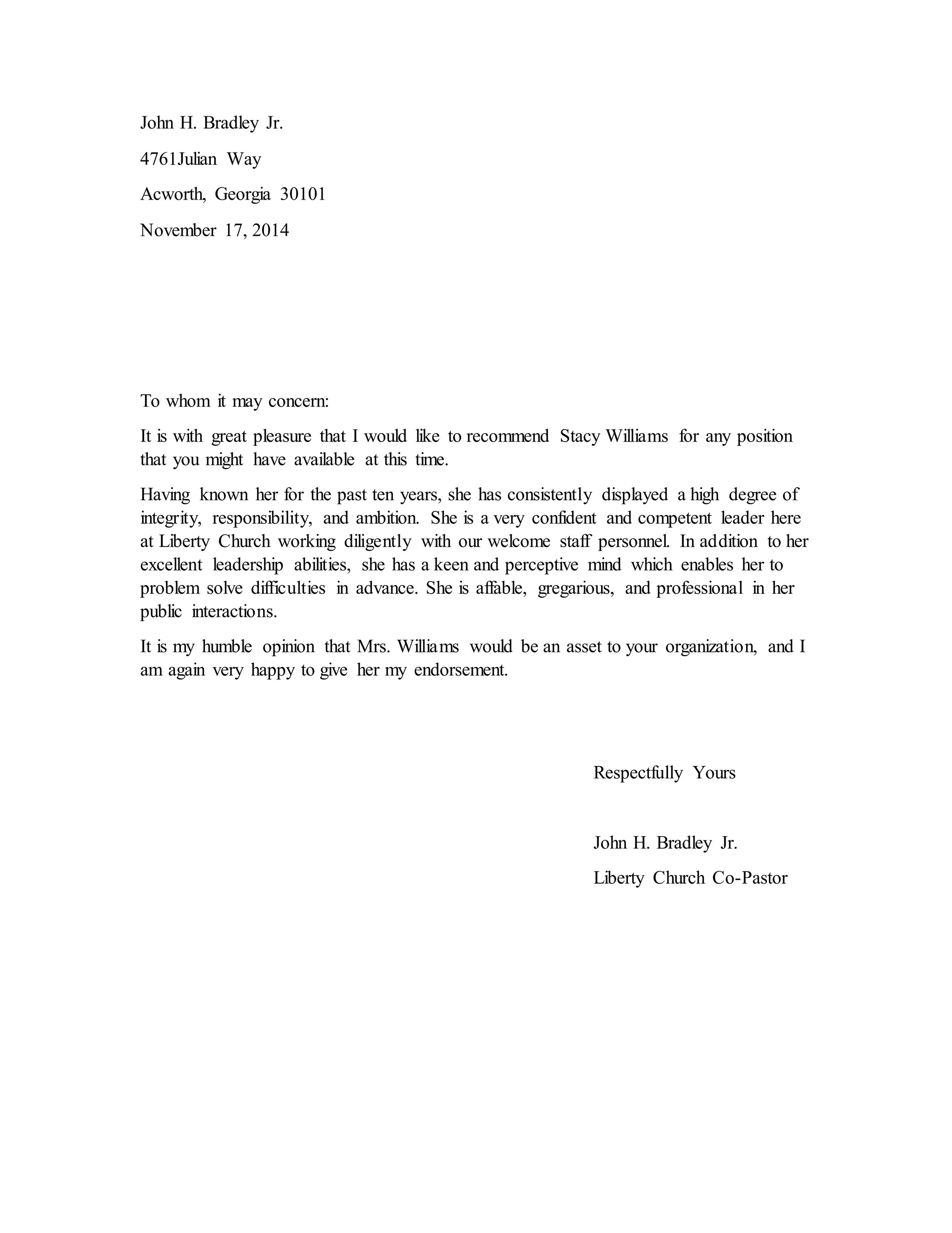 Stacy Letters Reference letter for Stacy | DOCX