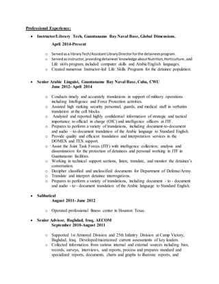 Dr. Razzook Resume ( 2016) | PDF