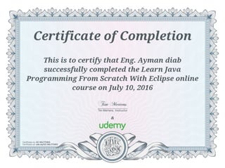 Learn Java Programming From Scratch With Eclipse