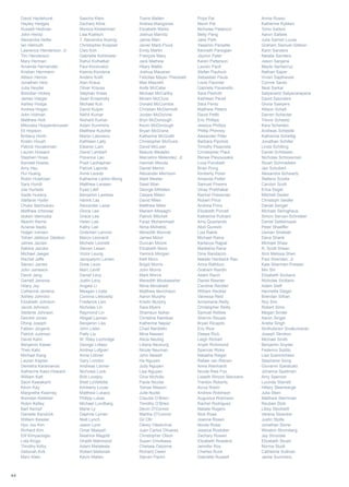 David Hazlehurst
Hayley Hedges
Russell Hedman
John Heintz
Alexandra Heller
Ian Helmuth
Lawrence Henderson, Jr.
Tim Henderson
Mary Herman
Amanda Hernandez
Kristian Herrmann
Allison Herron
Jonathan Hew
Julia Heydel
Brendan Hickey
James Hisiger
Ashley Hodge
Andrea Hogan
John Holman
Matthew Holt
Milouska Hoppenbrouwer
Eli Hopson
Brittany Horth
Kristin Housh
Patrick Hovakimian
Lauren Howard
Stephen Howe
Kendall Howes
Amy Hsu
Hui Huang
Robin Hulshizer
Sara Hundt
Joe Hurtado
Sadik Huseny
Stefanie Hyder
Chuks Ibechukwu
Matthew Ichinose
Isoken Idemudia
Nkechi Iheme
Aviania Iliadis
Holger Iversen
Yohan Jabbour Gédéon
James Jacisin
Sabina Jacobs
Michael Jaeger
Rachel Jaffe
Steven James
John Jameson
David Jang
Garrett Jansma
Hilary Jay
Catherine Jenkins
Ashley Johndro
Elizabeth Johnson
Jacob Johnson
Stefanie Johnson
Deirdre Jones
Dhiraj Joseph
Fabian Jürgens
Patrick Justman
David Kahn
Benjamin Kaiser
Theo Kalic
Michael Kang
Lauren Kaplan
Demetra Karamanos
Katherine Kaso-Howard
William Katt
Saori Kawakami
Kevin Kay
Margrethe Kearney
Brendan Kelleher
Robin Kelley
Bart Kempf
Danielle Kendrick
William Kessler
Hyo Joo Kim
Richard Kim
Elif Kimyacioglu
Lola Kingo
Timothy Kirby
Deborah Kirk
Marc Klein
Sascha Klein
Zachary Kline
Monica Klosterman
Lisa Koelsch
T. Alexandra Koenig
Christopher Koepsel
Cleo Koh
Gabrielle Kohlmeier
Rahul Kolhatkar
Paul Konovalov
Ksenia Koroleva
Anders Kraft
Alan Kraus
Oliver Krauss
Stephan Kress
Sean Krispinsky
Michael Kuh
David Kuiper
Nikhil Kumar
Nishant Kumar
Adam Kummins
Matthew Kutcher
Martin Laborenz
Kathleen Lally
Eleanor Lam
David Lambert
Florence Lao
Posit Laohaphan
Patrick Laporte
Anne Laredo
Katherine Larkin-Wong
Matthew Larssen
Eyad Latif
Benjamin Lawless
Henrik Lay
Alexander Lazar
Gloria Lee
Grace Lee
Helen Lee
Kathy Lee
Gretchen Lennon
Marco Leonardi
Michele Leonelli
Steven Lesan
Victor Leung
Jacquelynn Levien
Drew Levin
Marc Levitt
Daniel Levy
Justin Levy
Angela Li
Meagan Licata
Corinna Liebowitz
Frederick Lien
Nicholas Lin
Raymond Lin
Abigail Lipman
Benjamin Liss
John Lister
Patty Liu
W. Riley Lochridge
George Lofaso
Andrea Lofgren
Anne Löhner
Gary London
Andreas Lönner
Nicholas Look
Britt Lovejoy
Brett LoVellette
Kimberly Lucas
Matthew Lukacs
Philipp Lukas
Michael Lundberg
Marie Ly
Daphne Lyman
Niall Lynch
Jason Lyon
Omar Maayeh
Beatrice Magotti
Ghaith Mahmood
Adam Malatesta
Robert Malionek
Kevin Mallen
Travis Mallen
Andrea Mangones
Elizabeth Marks
Joshua Marnitz
Jamie Marr
Javier Martí-Fluxá
Emily Martin
François Mary
Jack Mathew
Hilary Mattis
Joshua Mausner
Felicitas Mayer-Theobald
Max Mazzelli
Aoife McCabe
Michael McCarthy
Miriam McClure
Donald McCombie
Christian McDermott
Jordan McDonnel
Bryn McDonough
Kevin McDonough
Bryan McGrane
Katherine McGrath
Christopher McGuire
David McLean
Malorie Medellin
Marcelino Melendez, Jr.
Hannah Menda
Daniel Meron
Alexander Merrison
Mark Mester
Saad Mian
George Mihlsten
Cesare Milani
David Miles
Matthew Miller
Mariam Missaghi
Patrick Mitchell
Faraz Mohammadi
Nima Mohebbi
Meredith Monroe
James Moon
Duncan Moore
Elizabeth More
Yannick Morgan
Kelli Moro
Brigid Morris
John Morris
Mark Morris
Meredith Moukawsher
Nima Movahedi
Matthew Murchison
Aaron Murphy
Kristin Murphy
Sara Myers
Shamsun Nahar
Christina Namikas
Katherine Napier
Chad Nardiello
Mina Nasseri
Alicia Neubig
Liliana Neuburg
Nicole Neuman
John Newell
Ha Nguyen
Judy Nguyen
Lisa Nguyen
Gina Nicholls
Paola Nicolai
Tomas Nilsson
Julie Nudel
Claudia O’Brien
Timothy O’Brien
Devin O’Connor
Martha O’Connor
Gil Ofir
Olexiy Oleshchuk
Juan Carlos Olivares
Christopher Olson
Susan Omokawa
Chelsea Osborne
Richard Owen
Steven Pacini
Priya Pai
Navin Pal
Nicholas Palatucci
Betty Pang
Jane Park
Yasamin Parsafar
Kenneth Parsigian
Jaymin Patel
Karen Patterson
Lauren Paull
Stefan Paulovic
Sebastian Pauls
Louis Paumier
Gabriele Pavanello
Sara Pedrotti
Kathleen Perell
Sara Perez
Matthew Peters
David Pettit
Eric Phillips
Jessica Phillips
Phillip Phinney
Alexander Piller
Barbara Pipchok
Timothy Pisacreta
Christopher Plaut
Renee Plexousakis
Luca Pocobelli
Brian Pong
Kimberly Posin
Amanda Potter
Samuel Powers
Vinay Prabhakar
Rachel Pressman
Robert Price
Andrew Prins
Elizabeth Purcell
Katherine Putnam
Amy Quartarolo
Abid Qureshi
Lisa Rabie
Michael Raine
Kartavya Rajpal
Madeeha Rana
Dina Randazzo
Natalie Hardwick Rao
Anna Rathbun
Graham Ravdin
Adam Ravin
Daniel Rawner
Caroline Reckler
William Reckler
Vanessa Reid
Annemarie Reilly
Christopher Reilly
Samuel Rettew
Shervin Rezaie
Bryan Ricapito
Eric Rice
Deepa Rich
Leigh Richart
Aryeh Richmond
Spencer Ricks
Natasha Rieger
Rafael van Rienen
Anna Rienhardt
Nicole Ries Fox
Lisseth Rincon Manzano
Trenton Roberts
Aviva Robin
Andrew Robinson
Augustus Robinson
Rachel Rodriguez
Natalie Rogers
Nick Rose
Joanna Rosen
Nicole Rossi
Jessica Rostoker
Zachary Rowen
Elizabeth Rowland
Jennifer Roy
Charles Ruck
Gabrielle Russell
Annie Russo
Katherine Rykken
Tonio Sadoni
Aaron Safane
Julia Samsó Lucas
Graham Samuel-Gibbon
Karin Sanders
Natalie Sanders
Jason Sanjana
Mayte Santacruz
Nathan Saper
Vivian Sapthavee
Connie Sardo
Neal Sarkar
Satyanand Satyanarayana
David Saunders
Gloria Sawyers
Allison Schall
Darren Schecter
Trevor Scheetz
Kara Scheiden
Andreas Scheidle
Katherine Schettig
Jonathan Schiller
Linda Schilling
Daniel Schlösser
Nicholas Schlossman
Stuart Schmadeke
Jan Schubert
Alexandra Schwartz
Stefano Sciolla
Carolyn Scott
Erica Segal
Mitchell Seider
Christoph Seidler
Daniel Senger
Michael Seringhaus
Simon Servan-Schreiber
Daniel Settelmayer
Peter Shaeffer
Usman Shakeel
Dana Shank
Michael Shaw
R. Scott Shean
Xinli Melissa Shen
Paul Sheridan, Jr.
Kala Sherman-Presser
Min Shi
Elisabeth Siciliano
Nicholas Siciliano
Adam Sieff
Henrietta Sieger
Brendan Silhan
Roy Sim
Robert Sims
Megan Sindel
Aaron Singer
Arielle Singh
Sinthubiravi Sivakumaran
Joseph Skrokov
Michael Smith
Benjamin Snyder
Federico Soddu
Lisa Soennichsen
Stephanie Song
Giovanni Spedicato
Johanna Spellman
Amy Spencer
Lucinda Starrett
Hillary Steenberge
Julia Stein
Matthew Sternman
Reuben Stob
Libby Stockstill
Verena Stoecker
Justin Stolte
Jonathan Stone
Winston Stromberg
Jay Strozdas
Elizabeth Stuart
Norma Studt
Catherine Sullivan
Jamie Summers
44
 