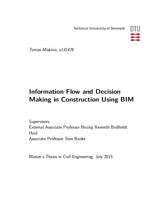 Master thesis in mis