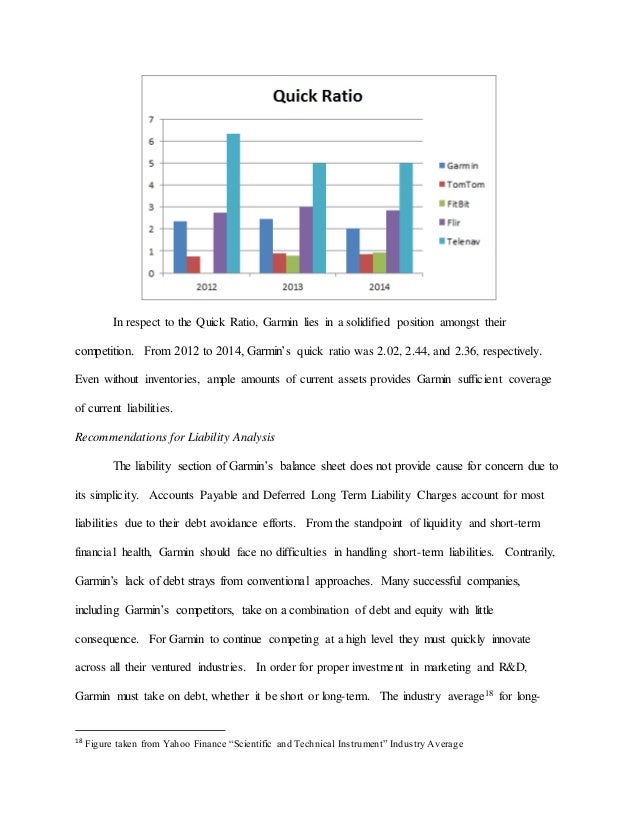 Garmin competitor analysis image