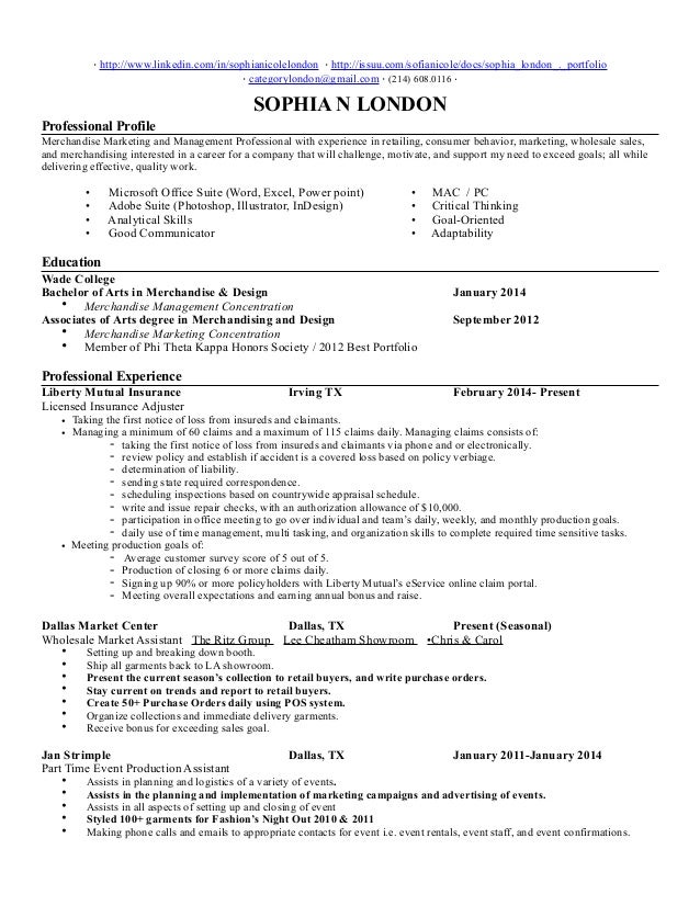 setting up resume