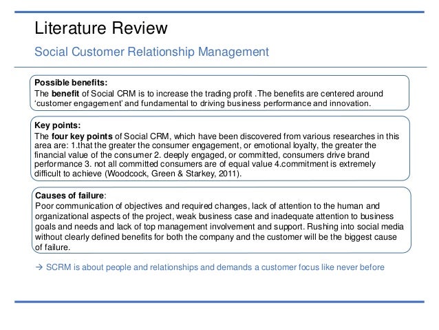 Literature review customer loyalty