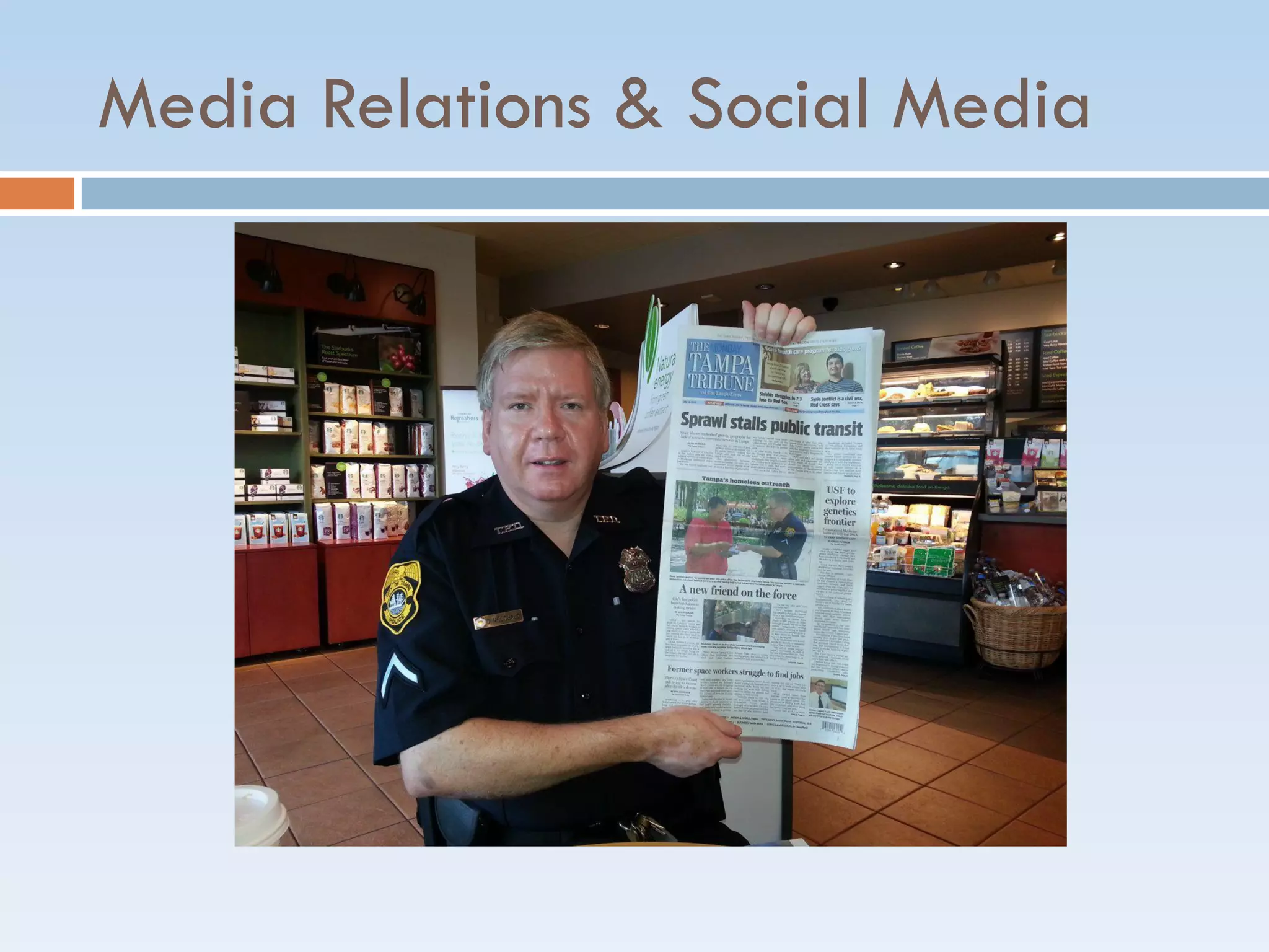 Media Relations & Social Media
 