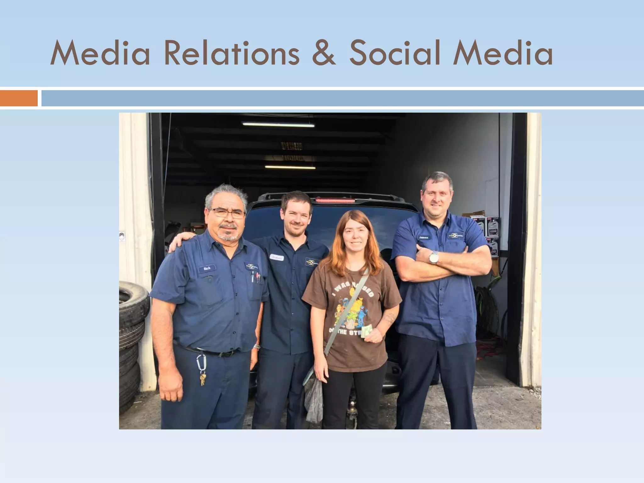 Media Relations & Social Media
 