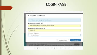 LOGIN PAGE
 