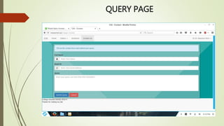 QUERY PAGE
 