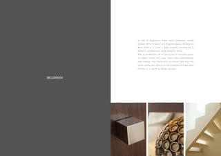 BELGRAVIA
In one of Belgravia's finest mews addresses, tucked
between Wilton Crescent and Belgrave Square, 48 Belgrave
Mews North is a Grade II listed property reconfigured to
create a contemporary three bedroom home.
With an exceptional use of space and an exquisite quality
of interior finish, the lower floors have extraordinarily
high ceilings. The introduction of natural light from the
South facing roof terrace to the basement through glass
flooring is a stunning design success.
 