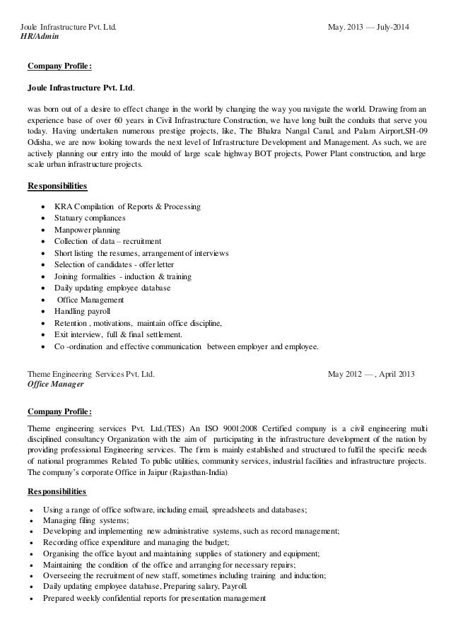 resume dox