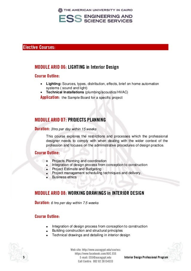 Good Interior Designer Diploma Part - 13: ... 5. 5 Interior Design Professional Program Elective Courses: ... Good Interior Designer Diploma Part - 13: ... 5. 5 Interior Design Professional Program Elective Courses: ...