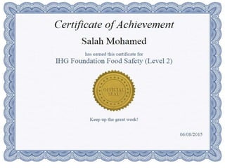 food safety level 2