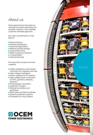 OCEM POWER ELECTRONICS BROCHURE
