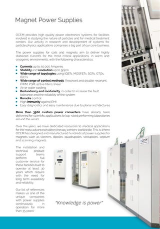 OCEM POWER ELECTRONICS BROCHURE