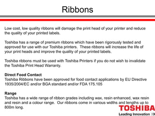Toshiba Product Presentation | PPTX