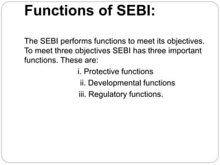 Security and Exchange Board of India Act(SEBI)