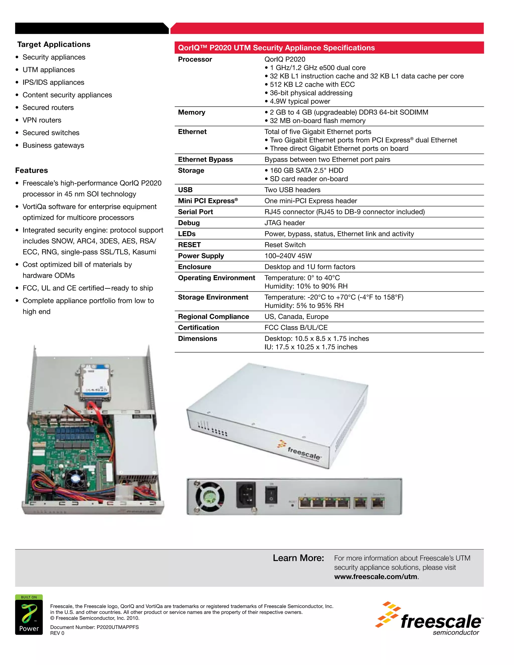UTM Appliance Fact Sheet | PDF