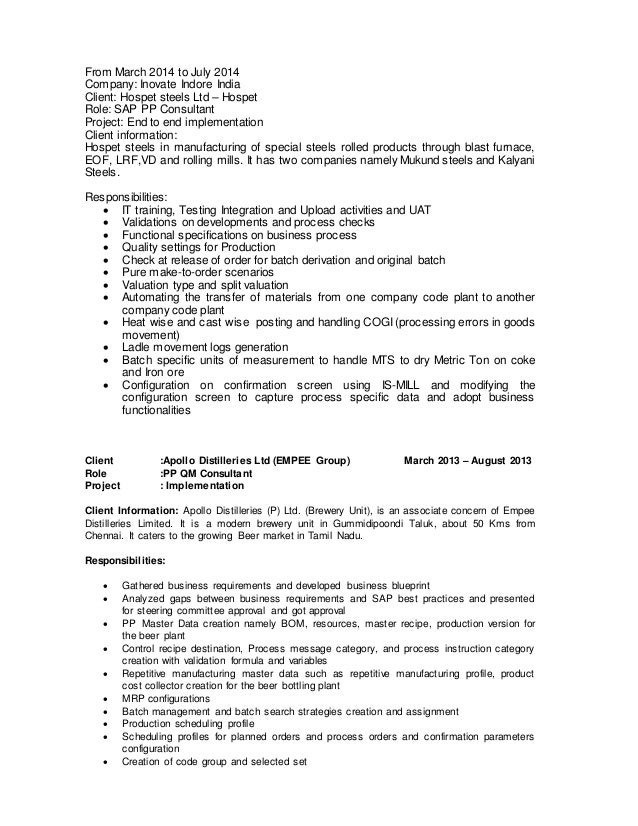 recruitment consultant resume