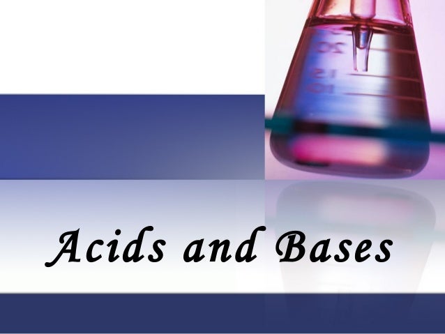 acids and bases